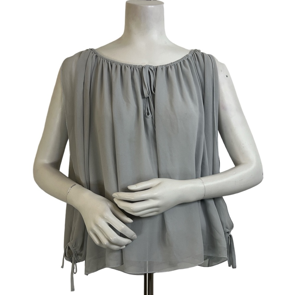 BCBGMAXAZRIA Blue Blouse